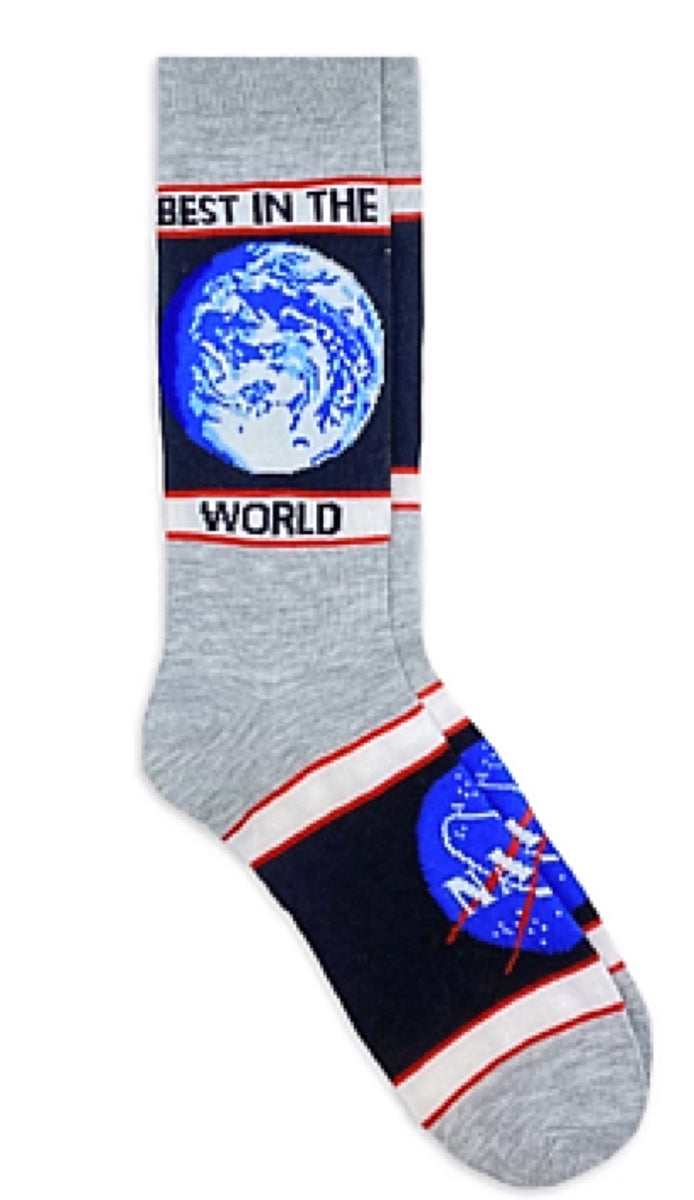 Nasa Mens Socks ‘best In The World Novelty Socks For Less