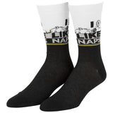 PEANUTS Men’s 2 Pair Of SNOOPY Socks ‘I LIKE NAPS’ - Novelty Socks And Slippers