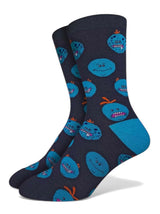 RICK & MORTY Men's Socks Good Luck Sock Brand (Choose Style) MR. POOPYBUTTHOLE, MR. MEESEEKS - Novelty Socks And Slippers