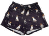 COMFIES LOUNGE PJ SHORTS Ladies JACK RUSSELL Dog By E&S PETS - Novelty Socks And Slippers