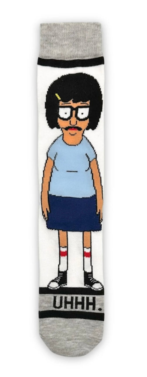 BOB’S BURGERS Men’s 6 Pair Of Crew Socks - Novelty Socks And Slippers