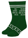 TRUMP Unisex MAKE AMERICA HEALTHY AGAIN Socks - Novelty Socks And Slippers