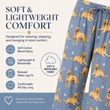 YELLOW LABRADOR Dog Adult Unisex PAJAMA BOTTOMS COMFIES Brand By E&S PETS (CHOOSE SIZE)