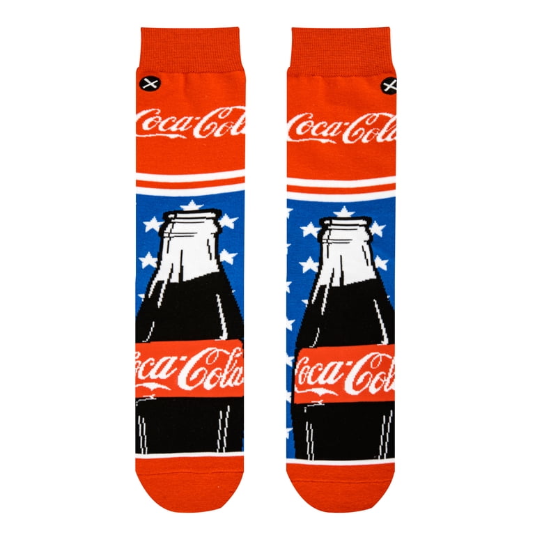 COCA-COLA Soda MEN’S PATRIOTIC CREW SOCKS ODD SOX BRAND