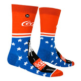 COCA-COLA Soda MEN’S PATRIOTIC CREW SOCKS ODD SOX BRAND