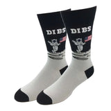 AMERICA’S MOON LANDING Men’s Astronaut Socks Sock Harbor Brand ‘DIBS’ - Novelty Socks And Slippers