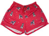 COMFIES Brand LOUNGE PJ SHORTS Ladies SCHNAUZER Dog By E&S PETS - Novelty Socks And Slippers