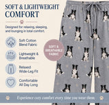BORDER COLLIE Dog Adult Unisex PAJAMA BOTTOMS COMFIES Brand By E&S PETS (CHOOSE SIZE)