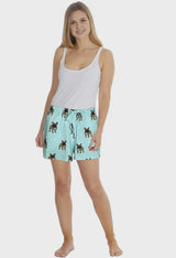 COMFIES LOUNGE PJ SHORTS Ladies FRENCH BULLDOG By E&S PETS - Novelty Socks And Slippers
