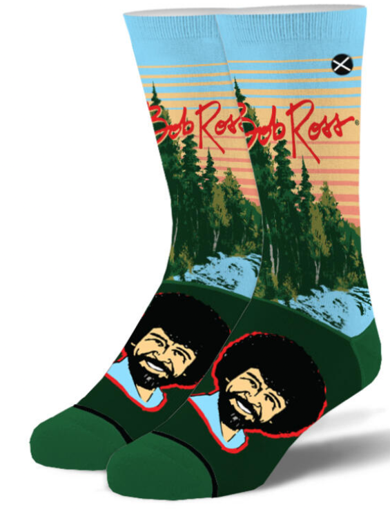 BOB ROSS Men’s Socks ODD SOX Brand ‘BOB ROSS SUNSET’