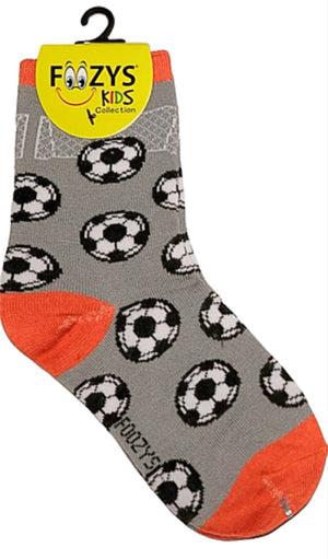 FOOZYS Brand Kids SOCCER Socks AGES 5-10 - Novelty Socks And Slippers