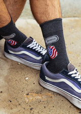 HONOR RESPECT REMEMBER Adult Unisex SOCKS FUNATIC BRAND - Novelty Socks And Slippers