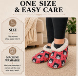 BLACK & WHITE TUXEDO CAT Ladies Non-Slip Slippers COMFIES BRAND By E&S Pets