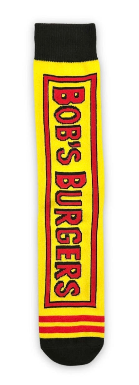 BOB’S BURGERS Men’s 6 Pair Of Crew Socks - Novelty Socks And Slippers