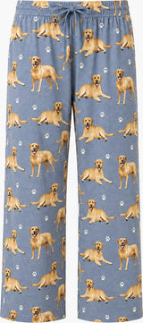 YELLOW LABRADOR Dog Adult Unisex PAJAMA BOTTOMS COMFIES Brand By E&S PETS (CHOOSE SIZE)