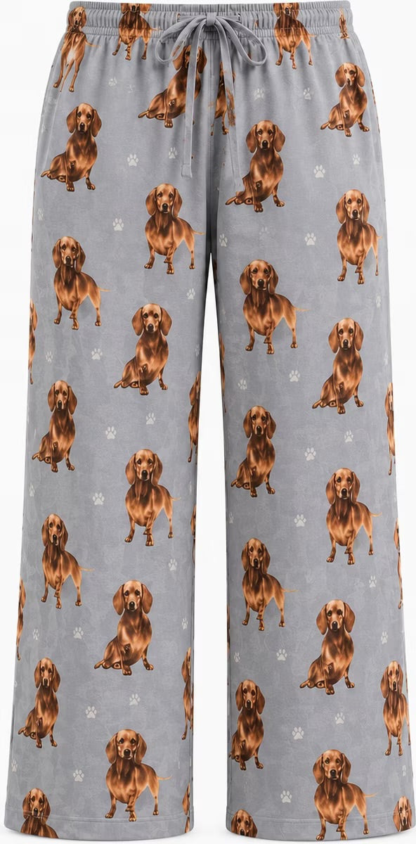 DACHSHUND Dog Adult Unisex PAJAMA BOTTOMS COMFIES Brand By E&S PETS (CHOOSE SIZE)