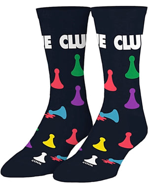 HASBRO GAME OF CLUE Unisex Socks COOL SOCKS Brand - Novelty Socks for Less