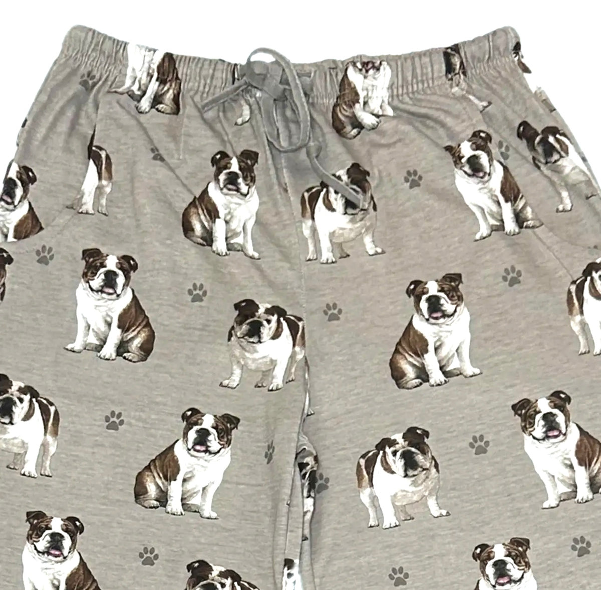 COMFIES UNISEX BULLDOG PAJAMA BOTTOMS E&S PETS (CHOOSE SIZE) - Novelty Socks And Slippers