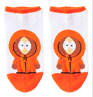 SOUTH PARK Ladies 5 Pair Of No Show Socks CARTMAN, WENDY, STAN - Novelty Socks for Less