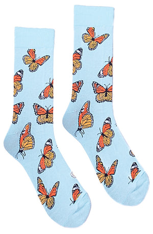 PARQUET Brand Men’s BUTTERFLY Socks - Novelty Socks for Less