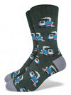 TRAIN LOCOMOTIVE Men’s Socks Good Luck Sock Brand - Novelty Socks And Slippers