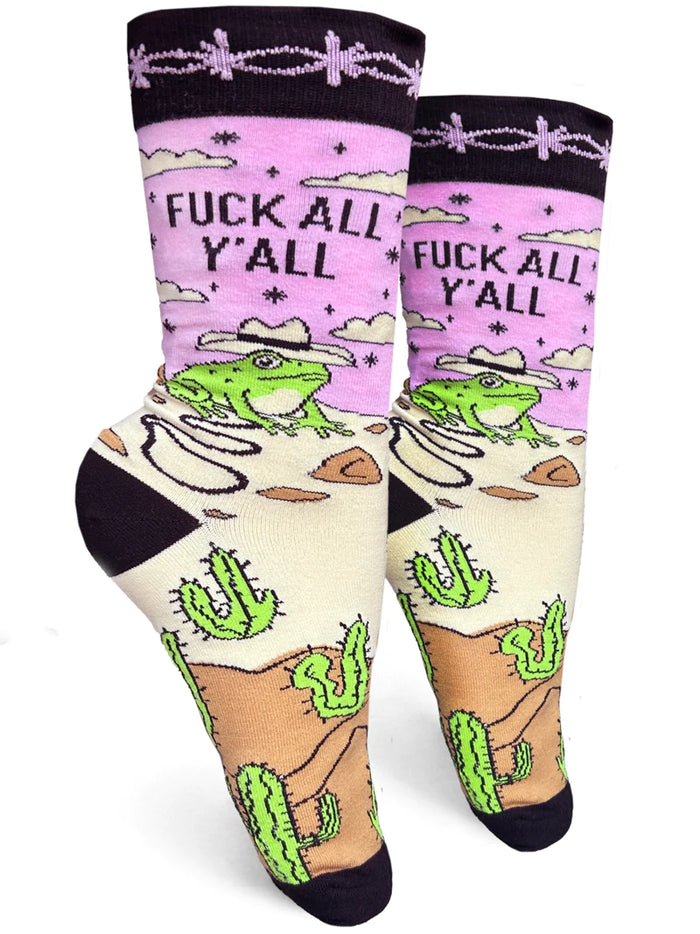 GROOVY THINGS Brand Ladies FUCK ALL Y’ALL Socks