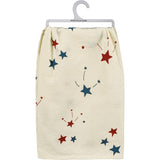 PRIMITIVES BY KATHY PATRIOTIC Kitchen Tea Towel ‘CELEBRATE LET FREEDOM RING’ - Novelty Socks And Slippers