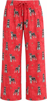 SCHNAUZER Dog Adult Unisex PAJAMA BOTTOMS COMFIES Brand By E&S PETS (CHOOSE SIZE)