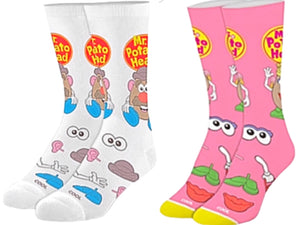 MR. & MRS. POTATO HEAD Unisex Socks (CHOOSE STYLE) COOL SOCKS Brand - Novelty Socks for Less