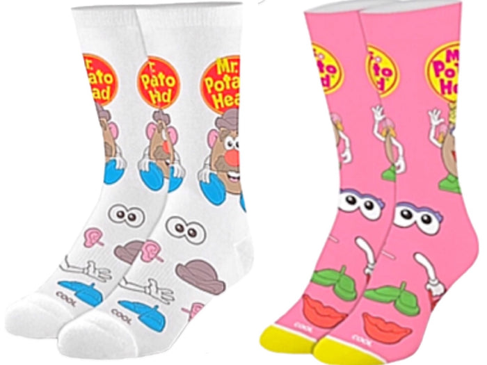 MR. & MRS. POTATO HEAD Unisex Socks (CHOOSE STYLE) COOL SOCKS Brand