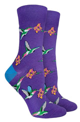 GOOD LUCK SOCK Brand Ladies HUMMINGBIRD Socks - Novelty Socks And Slippers