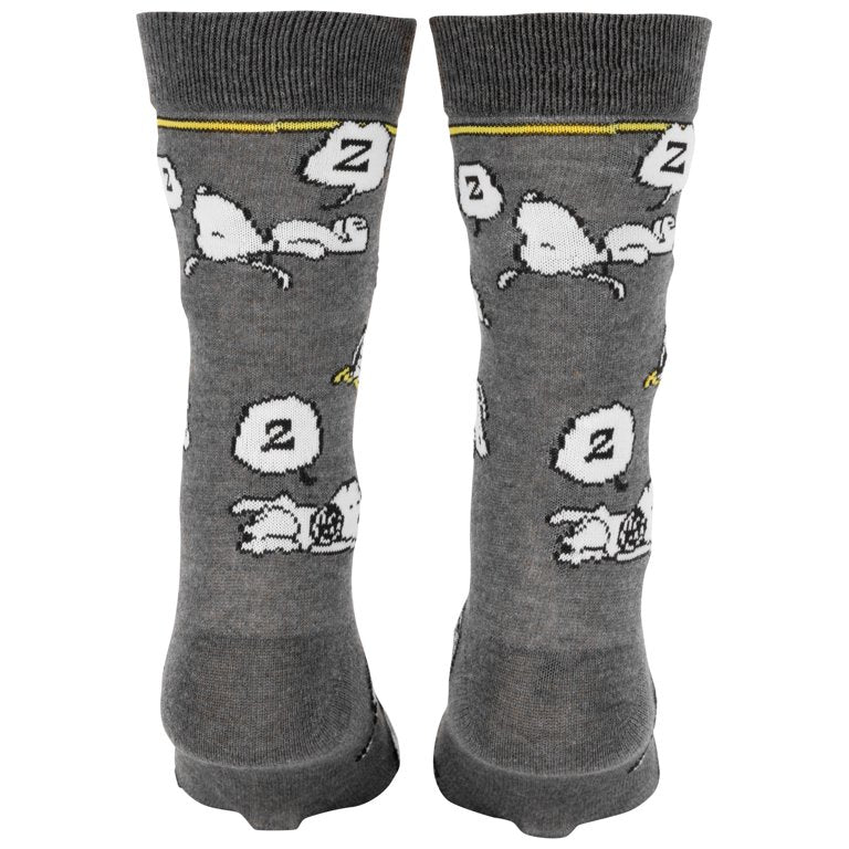 PEANUTS Men’s 2 Pair Of SNOOPY Socks ‘I LIKE NAPS’ - Novelty Socks And Slippers