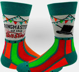 FABDAZ BRAND MEN’S ‘RINGMASTER OF THE SHIT SHOW’ SOCKS - Novelty Socks And Slippers