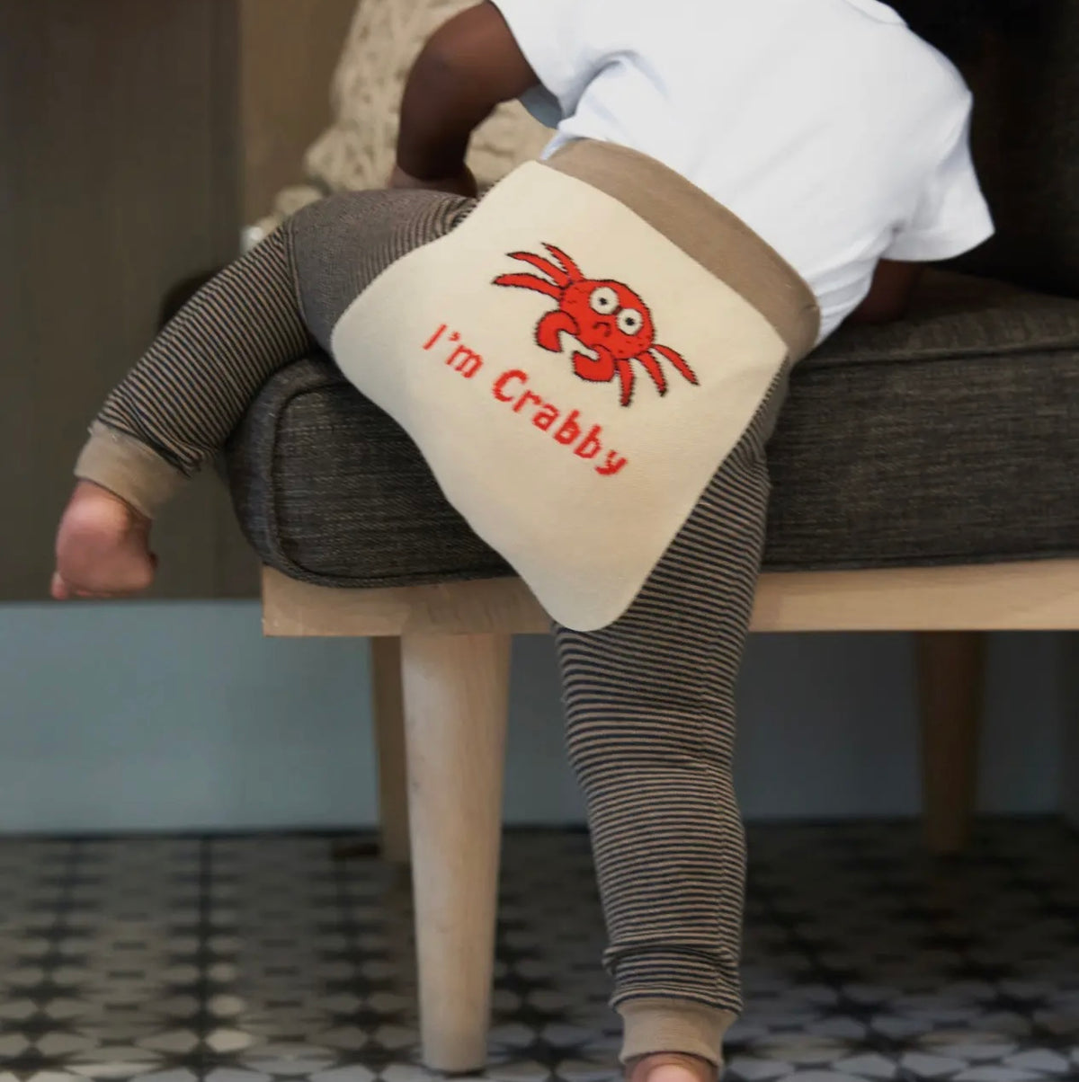 BOOGIE TIGHTS Unisex Baby ‘NO HAIR DON’T CARE’ By Piero Liventi Size 12-24 Months - Novelty Socks And Slippers