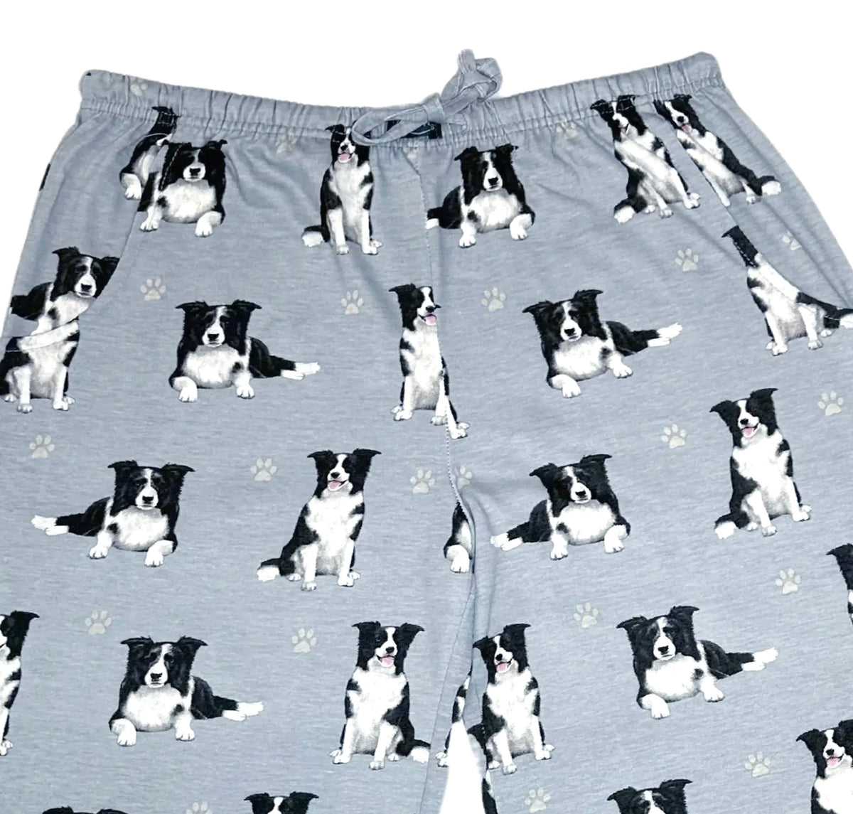 COMFIES UNISEX BORDER COLLIE PAJAMA BOTTOMS E&S Pets - Novelty Socks And Slippers