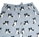 COMFIES UNISEX BORDER COLLIE PAJAMA BOTTOMS E&S Pets - Novelty Socks And Slippers