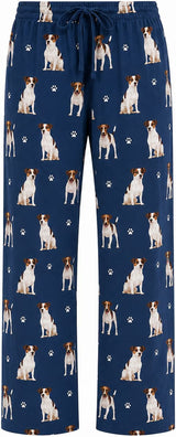 JACK RUSSELL Adult Unisex PAJAMA BOTTOMS COMFIES Brand E&S PETS (CHOOSE SIZE)