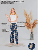 COMFIES Unisex GOLDENDOODLE Pajama Bottoms E&S PETS (CHOOSE SIZE) - Novelty Socks for Less