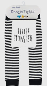 BOOGIE TIGHTS Unisex Baby ‘LITTLE MONSTER’ By Piero Liventi Size 12-24 Months - Novelty Socks And Slippers