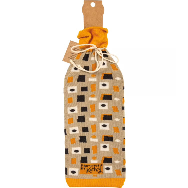 IT’S BETTER TO BE FULL OF WINE THAN TO BE FULL OF SHIT Alcohol Wine Bottle Sock PBK Brand - Novelty Socks And Slippers