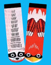 RACCOON & CARDINAL Unisex Mismatched Toddler Gripper Bottom Socks PALS SOCKS Brand - Novelty Socks And Slippers