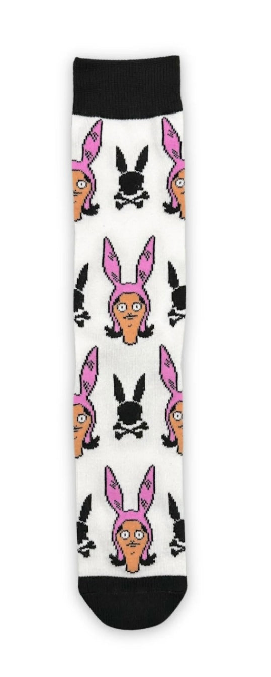 BOB’S BURGERS Men’s 6 Pair Of Crew Socks - Novelty Socks And Slippers