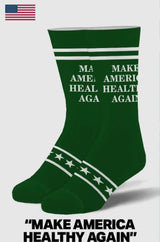TRUMP Unisex MAKE AMERICA HEALTHY AGAIN Socks - Novelty Socks And Slippers