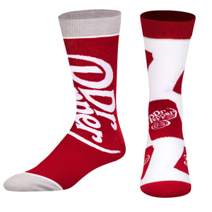 DR. PEPPER Soda Men’s Split Crew Socks ODD SOX Brand - Novelty Socks And Slippers