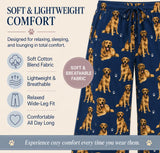 GOLDEN RETRIEVER Dog Adult Unisex PAJAMA BOTTOMS COMFIES Brand By E&S PETS (CHOOSE SIZE)