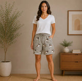 BULLDOG Ladies Lounge Pajama Shorts COMFIES Brand By E&S PETS