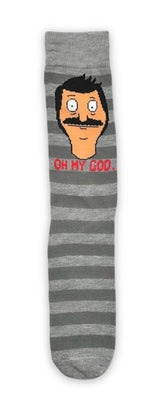 BOB’S BURGERS Men’s 6 Pair Of Crew Socks - Novelty Socks And Slippers