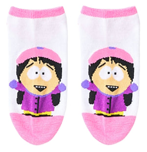 SOUTH PARK Ladies 5 Pair Of No Show Socks CARTMAN, WENDY, STAN - Novelty Socks for Less