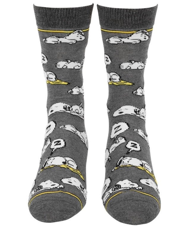 PEANUTS Men’s 2 Pair Of SNOOPY Socks ‘I LIKE NAPS’ - Novelty Socks And Slippers