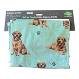 GOLDEN RETRIEVER Dog Adult Unisex PAJAMA BOTTOMS COMFIES Brand By E&S PETS (CHOOSE SIZE)